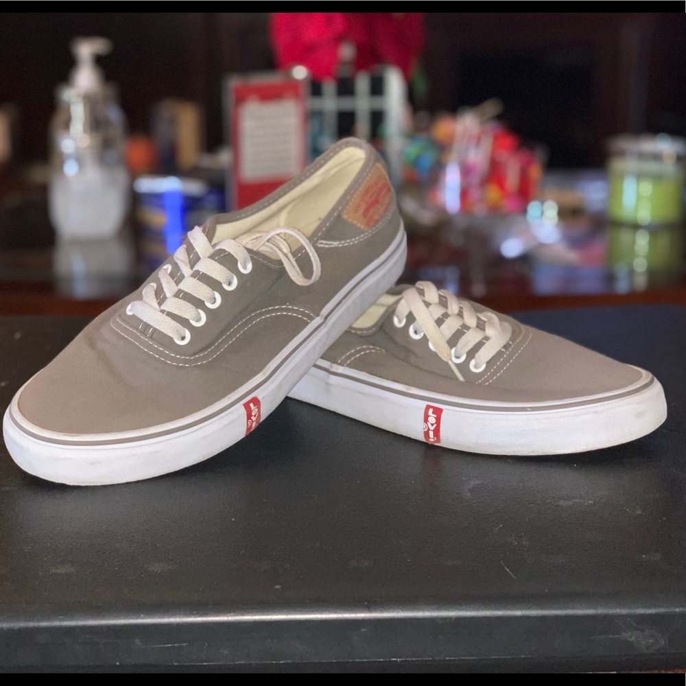 Grey Levi Canvas Shoes